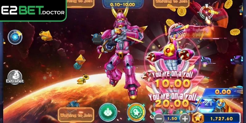 Quy tắc cơ bản và tỷ lệ trả thưởng Bắt Cá Vũ Trụ E2bet