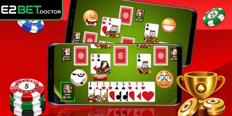 Phỏm E2bet – Trải Nghiệm Sảnh Bài Nhịp Chơi Cuốn Hút 2 Hướng dẫn chơi đơn giản ai cũng nắm bắt được